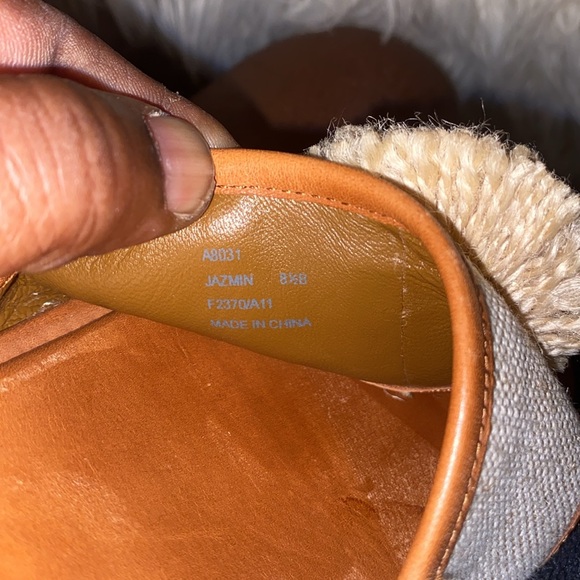 Coach JAZMIN Beige CORK WEDGE Slide Sandals - Picture 5 of 8